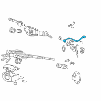 OEM 2003 Honda Insight Switch, Steering Diagram - 35130-S3Y-A01