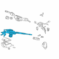 OEM 2005 Honda Insight Column Assembly, Steering Diagram - 53200-S3Y-A02