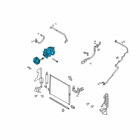 OEM Infiniti Compressor - Cooler Diagram - 92600-1CB2A