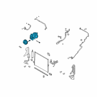 OEM Infiniti EX35 Compressor - Cooler Diagram - 92600-1CB2A