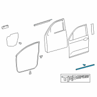 OEM 2017 Toyota Tundra Lower Seal Diagram - 67855-0C010