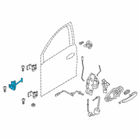 OEM 2021 BMW M340i xDrive FRONT DOOR BRAKE Diagram - 51-21-7-432-184