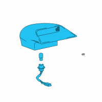 OEM Hyundai Sonata Lamp Assembly-High Mounted Stop Interior Diagram - 92750-38001-LT