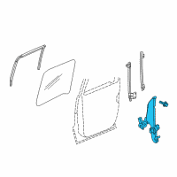 OEM 2009 Dodge Dakota Window Regulator Rear Right Diagram - 55359560AA