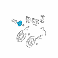 OEM 2007 BMW 335i Drive Flange Hub Diagram - 33-41-6-760-058