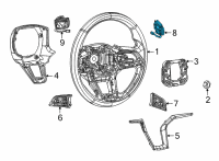 OEM Jeep STEERING WHEEL Diagram - 68411008AA