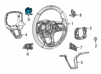 OEM Jeep STEERING WHEEL Diagram - 68411009AA