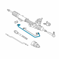 OEM 2001 Lincoln LS Tube Diagram - XW4Z-3A714-JA