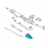 OEM 2002 Lincoln LS Boot Kit Diagram - XW4Z-3332-BA