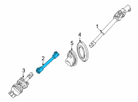 OEM 2022 Cadillac CT5 Intermed Shaft Diagram - 84444682