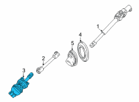 OEM Cadillac CT5 Lower Shaft Diagram - 84391279