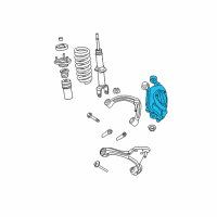 OEM 2011 Ram Dakota Front Steering Knuckle Diagram - 52855117AC