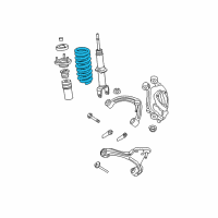 OEM 2006 Dodge Dakota Front Coil Spring Diagram - 52855670AB