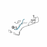 OEM 2002 Ford F-350 Super Duty Pressure Line Diagram - 2C3Z-3A717-BA