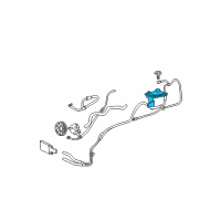 OEM 2002 Ford Excursion Power Steering Reservoir Diagram - F81Z-3A697-AB