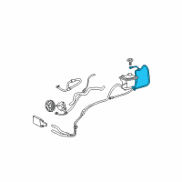 OEM 2000 Ford F-350 Super Duty Return Hose Diagram - F81Z-3A713-AA