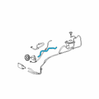 OEM 2001 Ford F-250 Super Duty Reservoir Hose Diagram - YC3Z-3691-DA