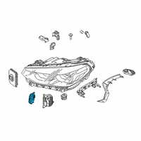 OEM 2019 BMW X3 Led Module, Direction Indicator, Right Diagram - 63-11-7-466-112