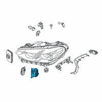 OEM BMW X3 Led Module Daytime Running Light Left Diagram - 63-11-7-466-107