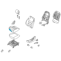 OEM 2019 Kia Sorento Pad Assembly-Front Seat Diagram - 88150C6000