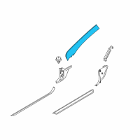 OEM 2018 BMW 230i Cover, Column A Left Diagram - 51-43-7-358-973