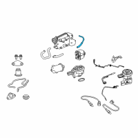 OEM 2007 Dodge Ram 1500 Tube-Fuel Vapor Tube To CANISTER Diagram - 52121799AB