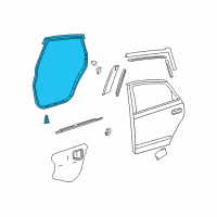 OEM 2005 Toyota Prius Surround Weatherstrip Diagram - 67871-47020