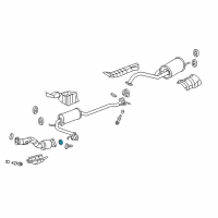 OEM 2003 Honda Civic Gasket, Pre Chamber (52.5MM-53.5MM) Diagram - 18393-SH3-S00