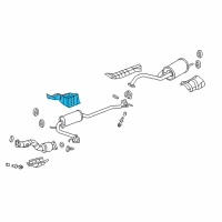 OEM 2015 Honda Fit Plate, Floor Heat Baffle (A) Diagram - 74600-T5R-A00