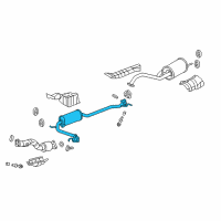 OEM 2017 Honda Fit Pipe B, Exhuast Diagram - 18220-T5R-A52