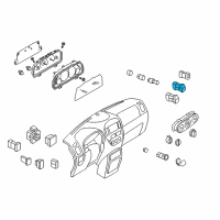 OEM 2004 Ford Escape Defroster Switch Diagram - YL8Z-18C621-AA