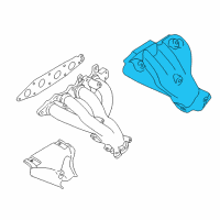 OEM 1998 Chevrolet Tracker Cover, Manifold Upper (On Illus) Diagram - 91174238