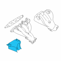 OEM 1998 Chevrolet Tracker Cover, Manifold Lower (On Illus) Diagram - 96068638