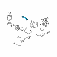 OEM 2008 Chevrolet Corvette Reservoir Hose Diagram - 15907878