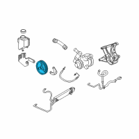 OEM 2007 Chevrolet Corvette Pulley Diagram - 19421325