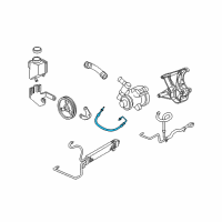 OEM 2005 Chevrolet Corvette Pressure Hose Diagram - 15903240