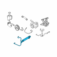 OEM 2005 Chevrolet Corvette Power Steering Cooler Diagram - 25962984