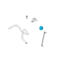 OEM 2015 Chevrolet Captiva Sport Stabilizer Bar Insulator Diagram - 96810740