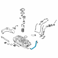 OEM 2020 Hyundai Ioniq Band Assembly-Fuel Tank Diagram - 31210-G2000