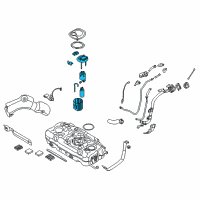 OEM 2017 Kia Niro Fuel Pump Assembly Diagram - 31120G2000