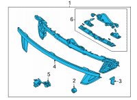 OEM 2022 Hyundai Tucson LAMP ASSY-REAR COMBINATION, CTR Diagram - 92403-CW120