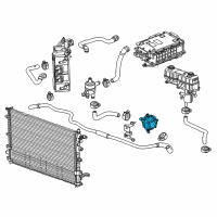 OEM 2015 Chevrolet Volt Auxiliary Pump Diagram - 13597900