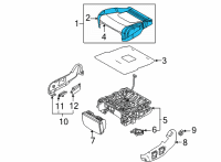 OEM Kia Carnival PAD ASSY-REAR SEAT C Diagram - 89150R0711