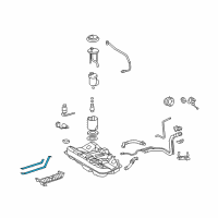 OEM 2011 Toyota Camry Mount Strap Diagram - 77601-06070