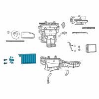 OEM 2011 Jeep Grand Cherokee EVAPORATOR-Air Conditioning Diagram - 68238602AB