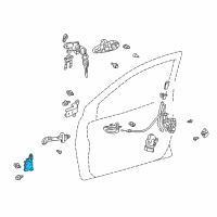 OEM 2006 Scion xA Lower Hinge Diagram - 68740-02030