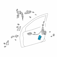 OEM Toyota Echo Actuator Diagram - 69110-52010