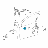 OEM 2001 Toyota Echo Handle, Inside Diagram - 69205-52010-B1