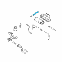 OEM 1998 Kia Sephia Hose-PCV Diagram - 267212Y002