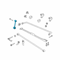 OEM Ford Mustang Stabilizer Link Diagram - 5R3Z-5C488-BA